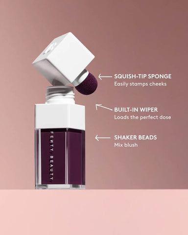 Shake ’N Play Buildable Liquid Blush — Fiya Papaya
