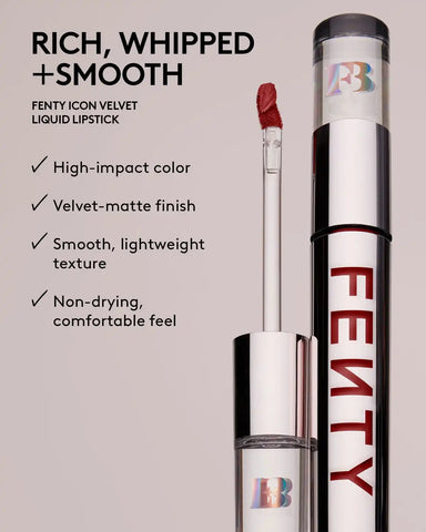 Fenty Icon Velvet Liquid Lipstick — C-Suite'Heart