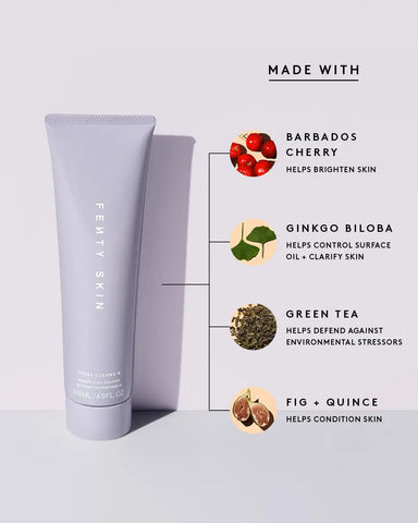 Fenty Skin Total Cleans'r Fragrance-Free Remove-It-All Cleanser with Barbados Cherry