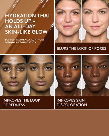 Soft'lit Naturally Luminous Longwear Foundation — 185